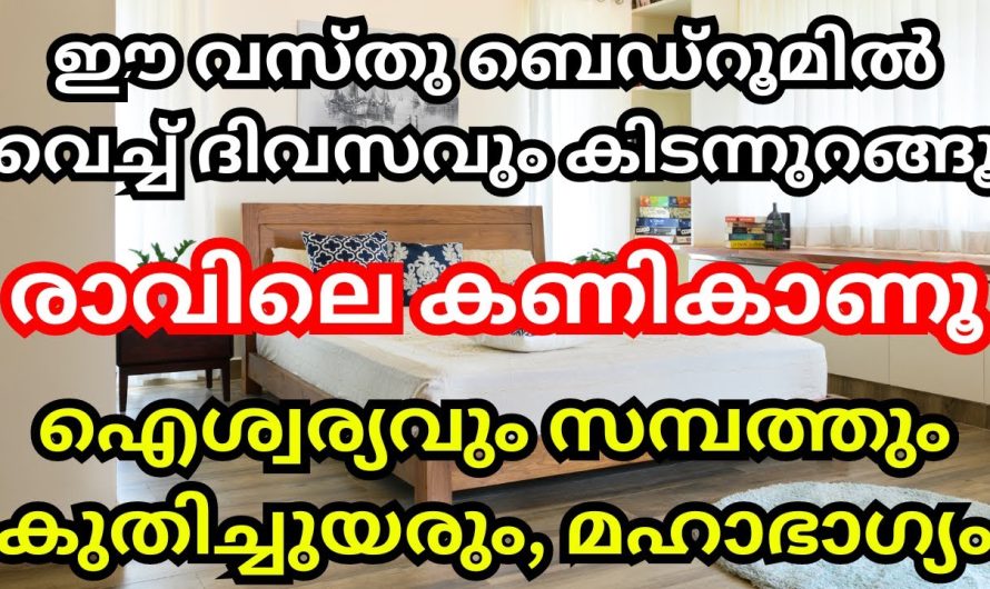 ഐശ്വര്യവും സമ്പത്തും നിങ്ങളുടെ ജീവിതത്തിൽ കുതിച്ചു വരുന്നതിന് വേണ്ടി നിങ്ങൾ ഈ ഒരു വസ്തു രാത്രി കിടന്നുറങ്ങുമ്പോൾ മുറിയിൽ വെച്ച് കിടന്നുറങ്ങി രാവിലെ എഴുന്നേൽക്കുമ്പോൾ കണികാണൂ