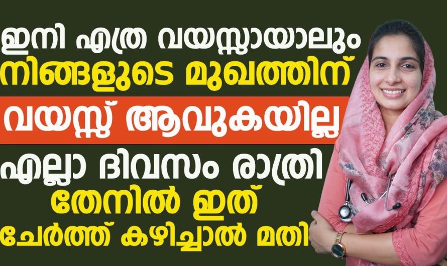 മുഖത്തിന് പ്രായം തോന്നാതെ ഇരിക്കുന്നതിന് വേണ്ടി രാത്രി തേൻ ഉപയോഗിച്ച് മുഖത്ത് ഇങ്ങനെ ചെയ്താൽ മാത്രം മതി