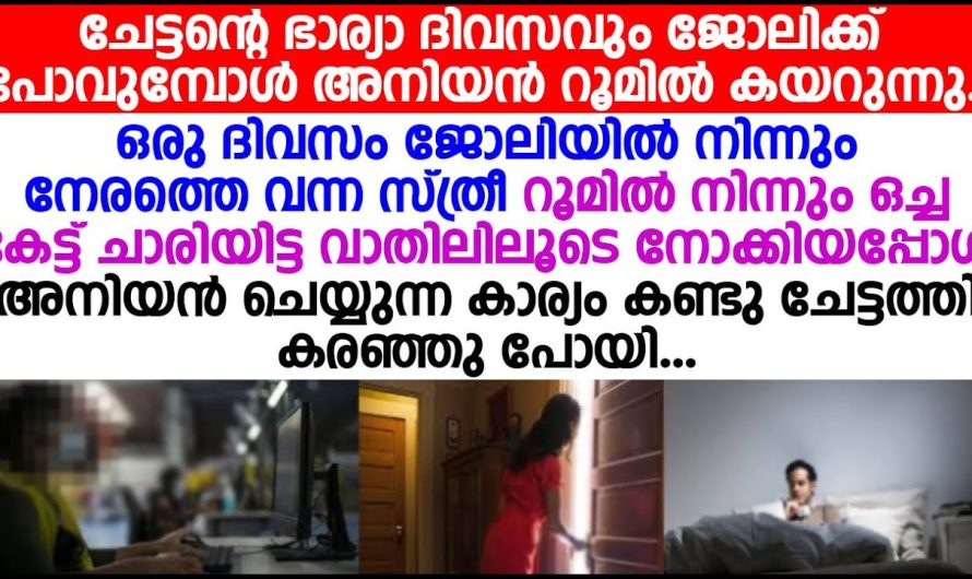 ചേട്ടൻറെ ഭാര്യയുടെ മുറിയിൽ കയറി ദിവസവും അനിയൻ ചെയ്യുന്ന കാര്യം ഞെട്ടിക്കുന്നത്