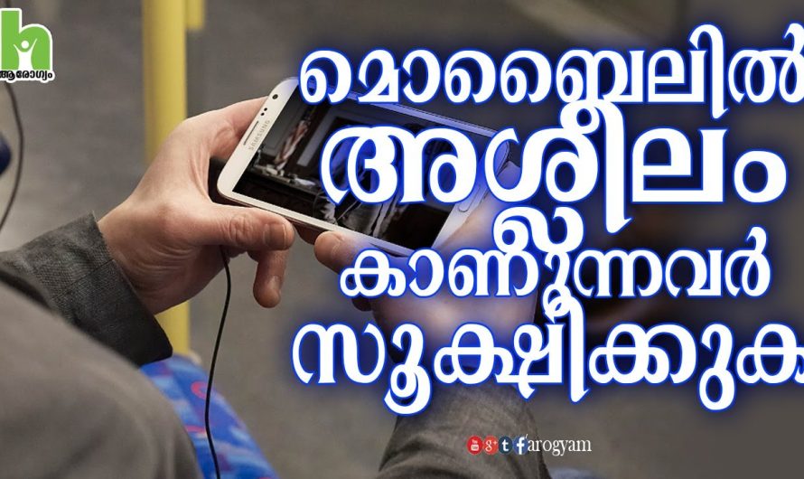 ഭീകരമാണ് മൊബൈൽ ഫോണുകളിൽ അ.ശ്ലീല വീഡിയോകൾ കാണുന്നത്.. വിശദമായ അറിയാം..