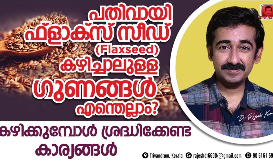 ഫ്ലാക്സ് സീഡ് ദിവസവും ഭക്ഷണങ്ങളിൽ ഉൾപ്പെടുത്തി കഴിച്ചാൽ ശരീരത്തിന് ലഭിക്കുന്ന പ്രധാനപ്പെട്ട ഗുണങ്ങളെക്കുറിച്ച് മനസ്സിലാക്കാം…