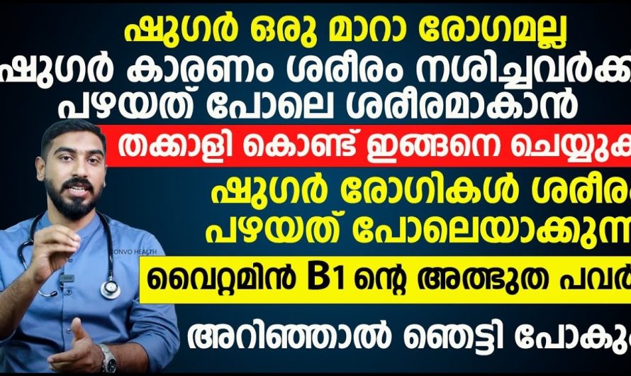 പ്രമേഹരോഗം കാരണം ശരീരത്തിലെ പല അവയവങ്ങൾക്കും ഉണ്ടാകുന്ന ഡാമേജുകൾ മാറ്റി പൂർണ ആരോഗ്യത്തോടെ അവയെ തിരിച്ചുകൊണ്ടുവരാൻ സാധിക്കുമോ? വിശദമായി അറിയാം…