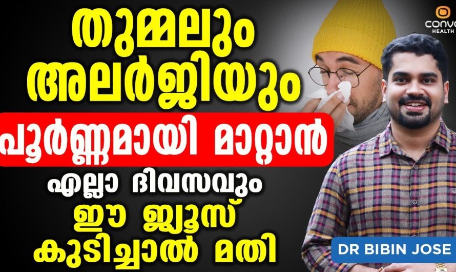 അലർജി പ്രശ്നങ്ങൾ ജീവിതത്തിൽ വരാതിരിക്കാനും വന്നവ പൂർണമായും മാറ്റാനും സഹായിക്കുന്ന ഒരു  ഹെൽത്ത് ഡ്രിങ്ക് പരിചയപ്പെടാം..